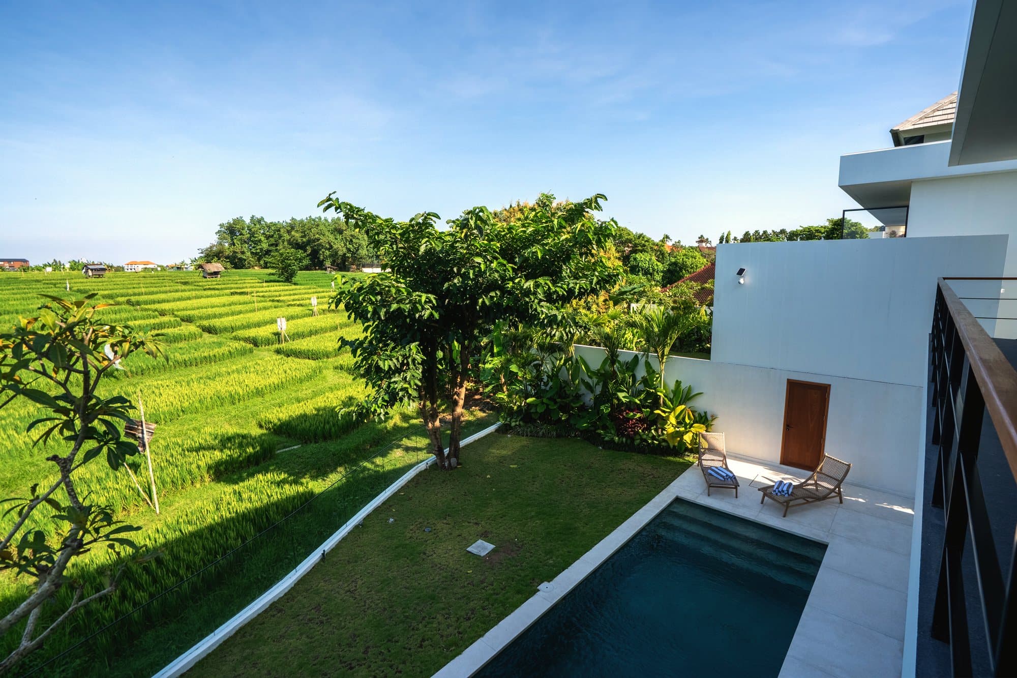 Villa Rice pool, outdoor living