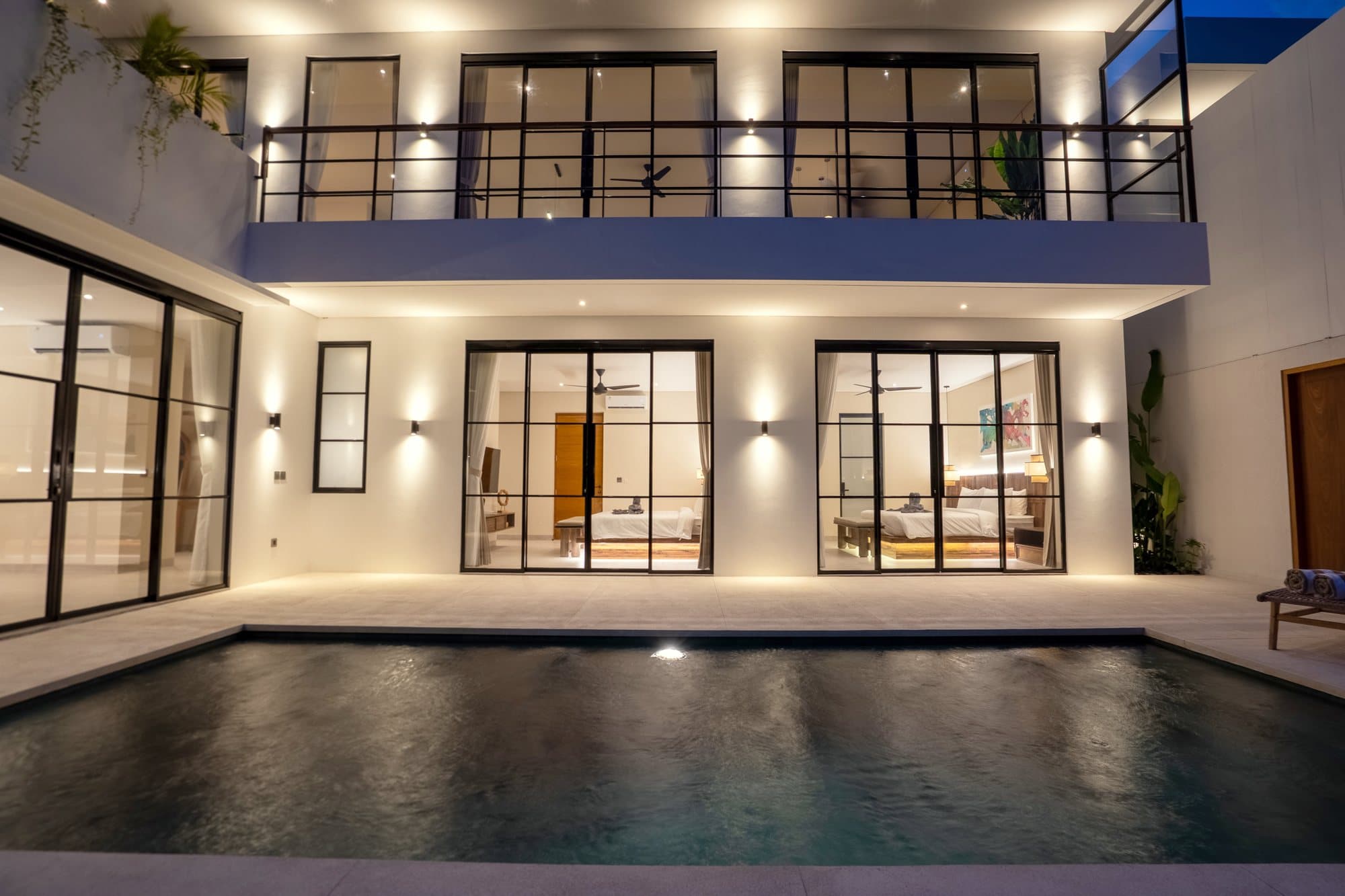 Two villas, one held standard.