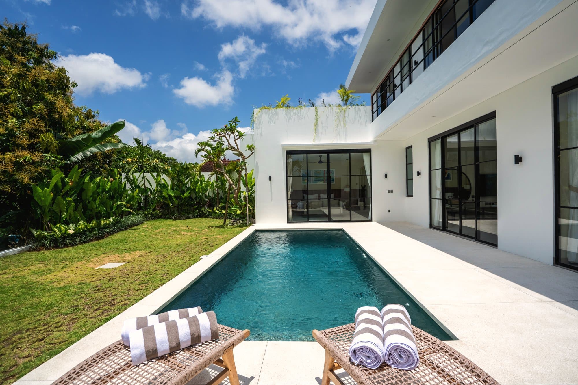 Villa Rice architecture, upstairs living